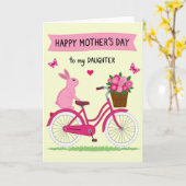 Carte Fête des mères en fleurs (Fleur jaune)