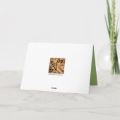 Carte Fête des mères en fleurs (Dos)