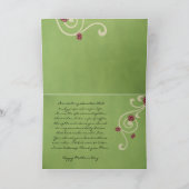 Carte Fête des mères en fleurs (Intérieur)