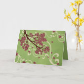 Carte Fête des mères en fleurs (Fleur jaune)