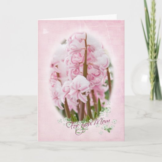 Carte Fête des mères en fleurs (Devant)