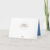 Carte Fête des mères en poche de jean bleu (Dos)