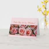 Carte Fête des Mères Espagnoles heureux (Fleur jaune)