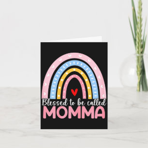 Carte Fête des mères féminine bénie d'être appelée maman