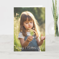 Fête des Mères Fille aux mauvaises herbes