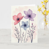 Carte Fête des Mères Florale Bloom (Fleur jaune)