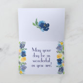 Carte Fête des mères florales (Intérieur)