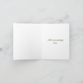 Carte Fête des mères florales - Or (Intérieur)