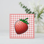 Carte Fête des Mères Fraise Rouge (Debout devant)