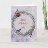 Carte Fête des mères général avec joli papillon de couro (Devant)