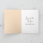 Carte Fête des Mères Golden Retriever avec panier à fleu (Intérieur)