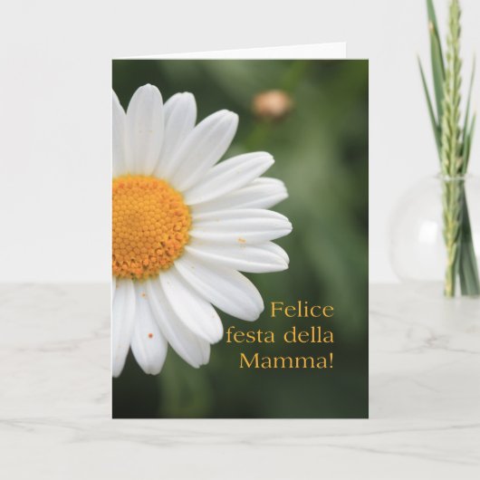 Carte fête des mères italienne heureuse ! (Devant)