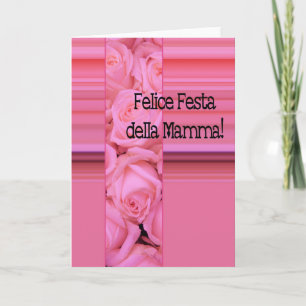Carte fête des mères italienne heureuse !
