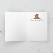 Carte Fête des Mères Joyeuses Fêtes des ours (Intérieur)