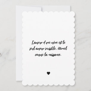 Carte fête des mères Léopard