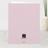 CARTE FÊTE DES MÈRES (MAUVE CLAIR) (Dos)