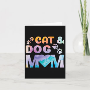 Carte Fête des mères Meilleure maman chat animal de comp