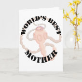 Carte Fête des mères narcissiques (Fleur jaune)