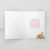 Carte Fête des mères Nid d'oiseau Flower Branch Bénédict (Intérieur)