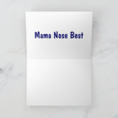 Carte Fête des mères - Ours polaire (Intérieur)