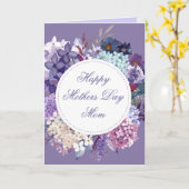 Carte Fête des mères personnalisée (Fleur jaune)