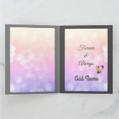 Carte Fête des mères personnalisée de luxe (Intérieur)