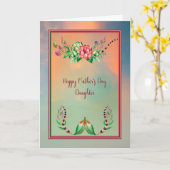 Carte Fête des Mères pour Fille Sky Design (Fleur jaune)