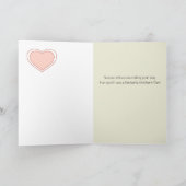 Carte Fête des Mères pour Fille Vélo Rétro avec Fleurs (Intérieur)