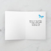 Carte Fête des mères pour la mère avec frontière florale (Intérieur)