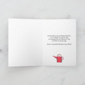 Carte Fête des mères pour maman Daisies et arrosage (Intérieur)