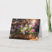 Carte Fête des mères pour n'importe qui Panier général d (Devant)