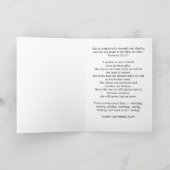 Carte Fête des Mères, Réflexion des Orchidées sur les No (Intérieur)