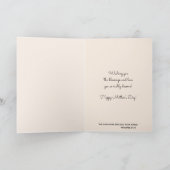 Carte Fête des mères religieuses Bienheureuse Vierge Mar (Intérieur)