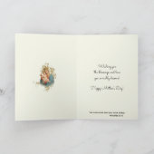 Carte Fête des mères religieuses Bienheureuse Vierge Mar (Intérieur)