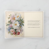 Carte Fête des mères religieuses de Nana Floral (Intérieur)