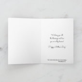 Carte Fête des mères religieuses Vierge Marie Anges (Intérieur)