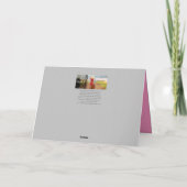 Carte Fête des mères rose (Dos)