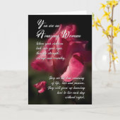 Carte Fête des mères Roses et poèmes (Fleur jaune)