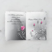 Carte Fête des mères Roses roses roses roses roses (Intérieur)