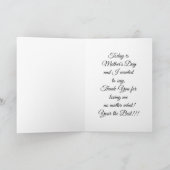 Carte Fête des mères Roses vintages (Intérieur)