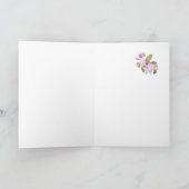 Carte Fête des Mères Salutation galloise Pink Apple Blos (Intérieur)