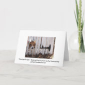 Carte Fête des Mères Secourus Pups (Dos)