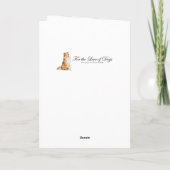 Carte Fête des Mères Sheltie (Dos)