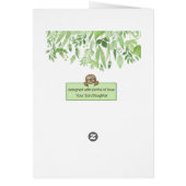 Carte Fête des Mères Sloth - Je t'aime beaucoup ra (Dos)