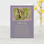 Carte Fête des mères Souvenir de la mère spirituelle (Fleur jaune)