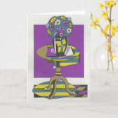 Carte Fête des mères surprise (Fleur jaune)