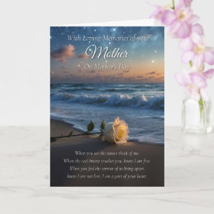 Carte Fête des Mères Sympathie en souvenir de Maman