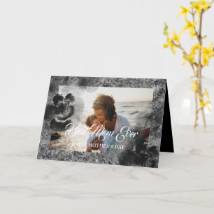 Carte Fête des mères toujours personnalisée Photo Floral