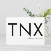 Carte Fête des mères ultra-modernes Gras Big Merci (Debout devant)