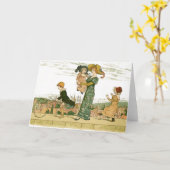 Carte Fête des mères Vintage (Fleur jaune)